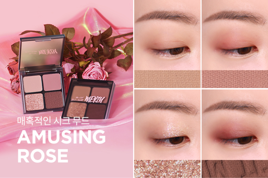 Bảng Phấn Mắt 4 Ô Merzy Mood Fit Shadow Palette 8g
