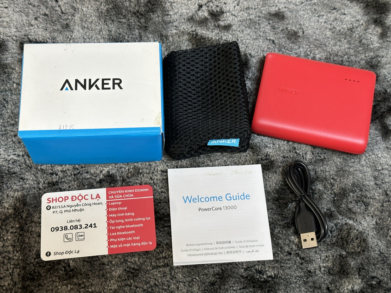 Pin sạc dự phòng anker powercore 13000mah a1215