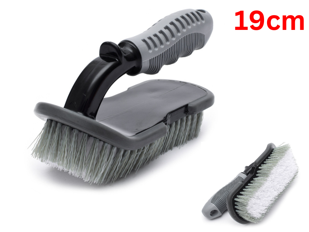 Bàn chải vệ sinh lốp bánh xe bảng lớn, bàn chải vệ sinh lốp ô tô xe máy 19cm