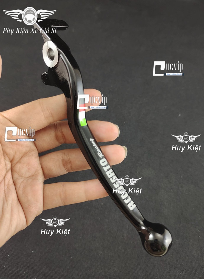 Tay thắng đĩa mod chữ rccossrto racing gắn xe sirius xăng cơ, sirius 50cc, exciter 2006 một càng ms5857