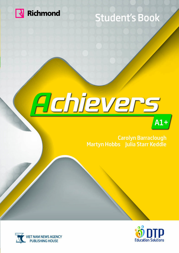 Sách - dtpbooks - Achievers A1+ Student's Book
