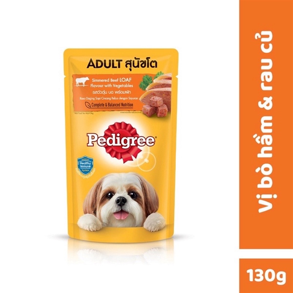 Pate Pedigree Cho Chó Gói 130gr
