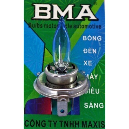 Đèn Pha Bi Cầu Mini Chân H4 Xe Máy Cos Vàng Pha Trắng Chip Mini L2