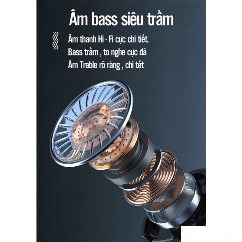 Tai nghe bluetooth không dây M30 bảo hành 6 THÁNG, tai nghe thể thao âm thanh nổi, công nghệ giảm tiếng ồn,  Pin trâu giá rẻ