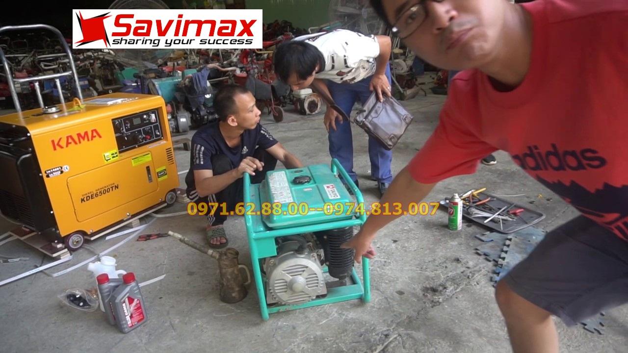 [Trả góp 0%]Máy phát điện dầu 5kw Kama 6500TN