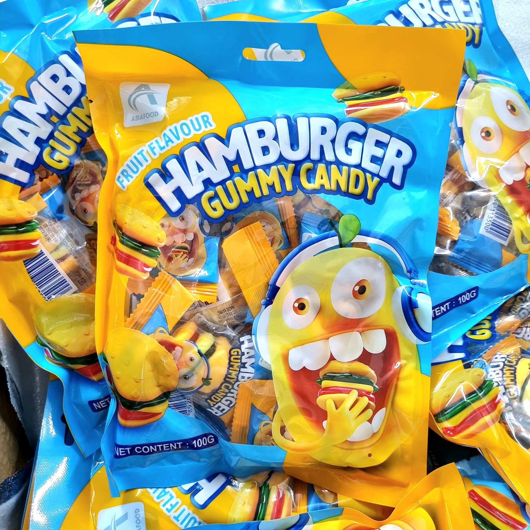 KẸO DẺO HAMBURGER GUMMY CANDY 100g CHO BÉ SIÊU CUTE