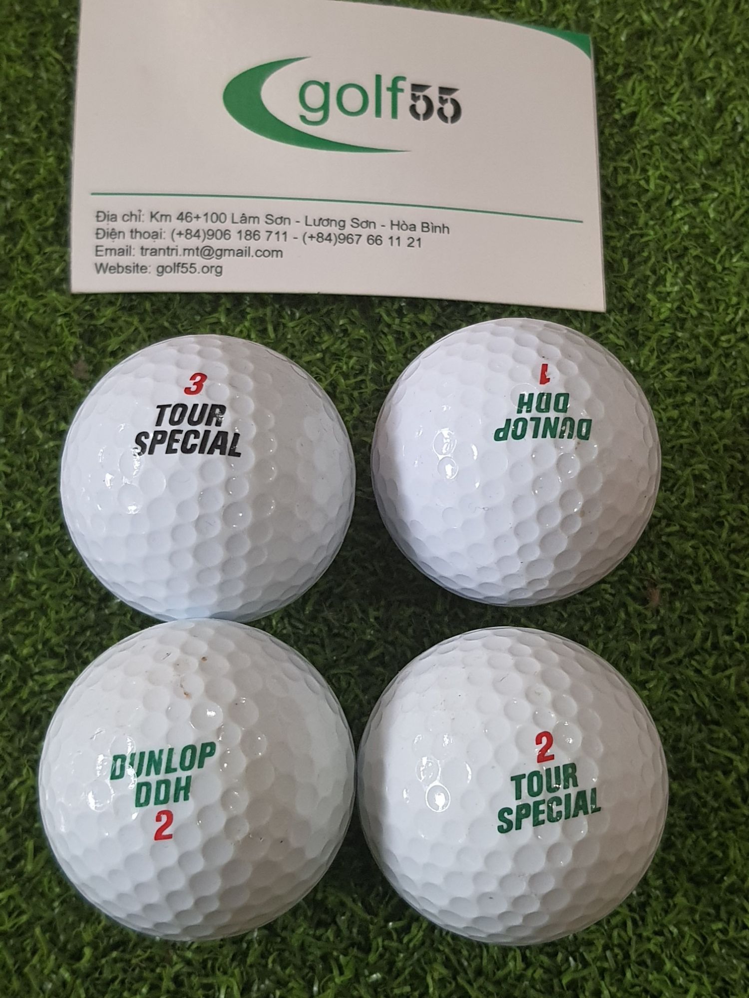 10 bóng golf dunlop cũ độ mới 99%
