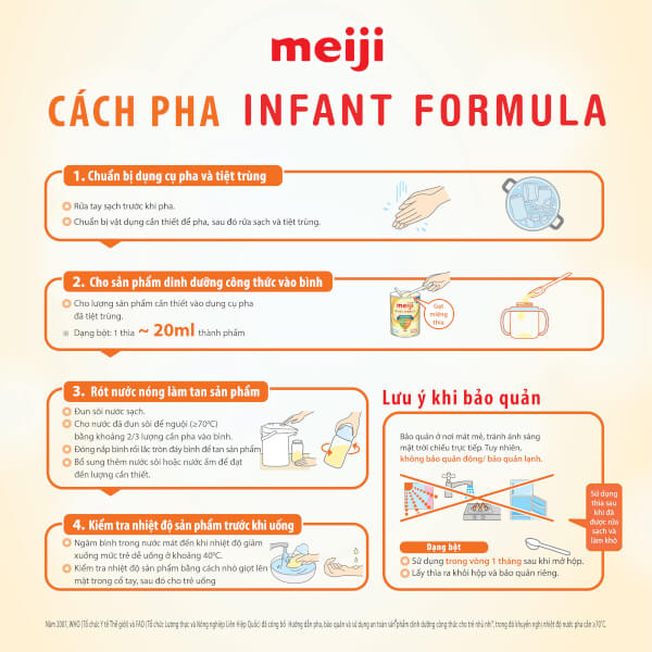 Sữa Meiji Số 0-1  Nhập Khẩu 800g