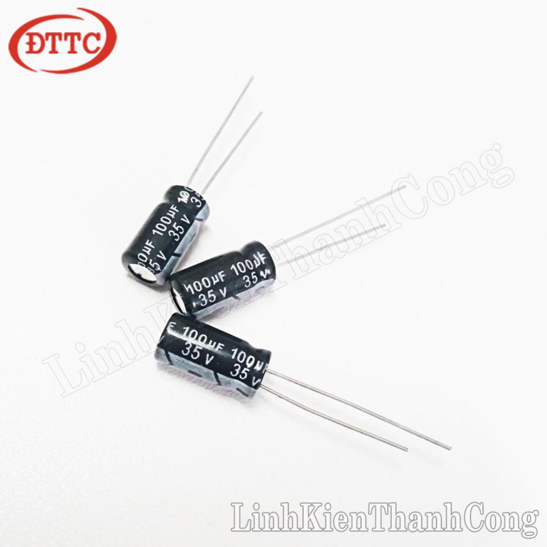 Bộ 2 Chiếc Tụ hóa 100uF 35V (6x11mm)