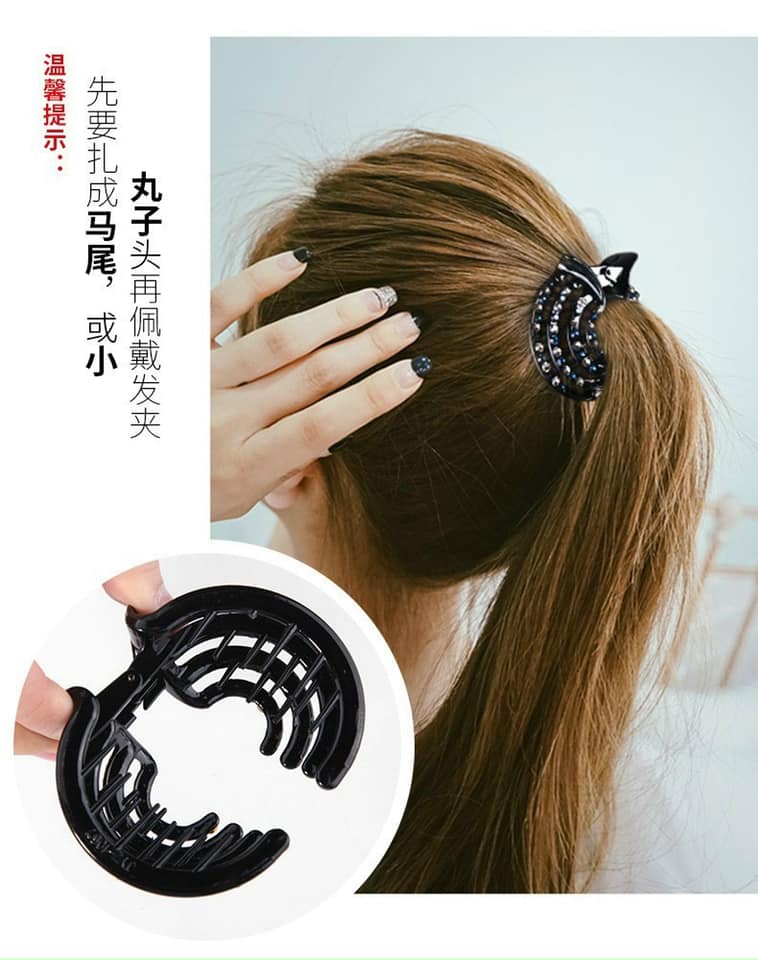 Kẹp Tóc Đính Đá, Búi Tóc Đính Đá Cho Nữ