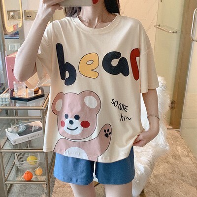Đồ Bộ Nữ mặc nhà chất liệu Cotton mềm mát dễ thương
