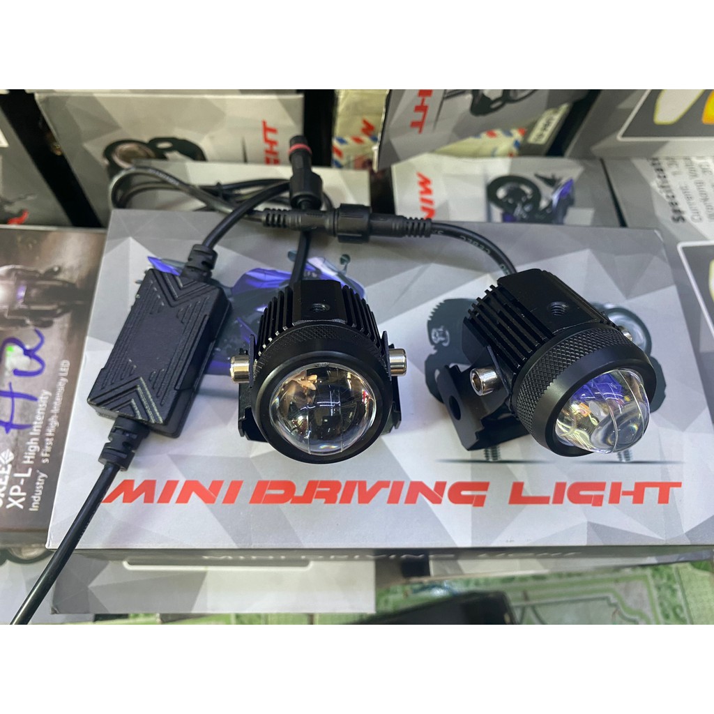 [HCM]Đèn Trợ Sáng Mini Cos Vàng Pha Trắng - 1 Cặp