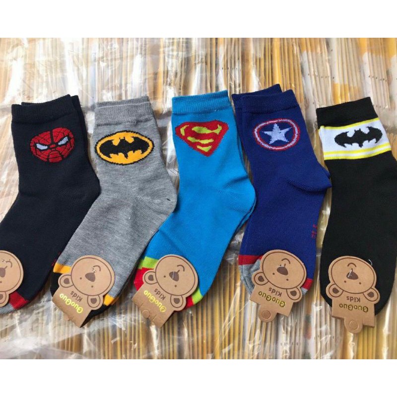 Combo 5 đôi tất Siêu Nhân cho bé yêu