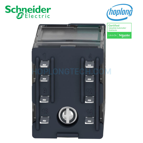 Relay trung gian RXM2AB1BD Schneider - 2 Poles (8 chân) - 24VDC