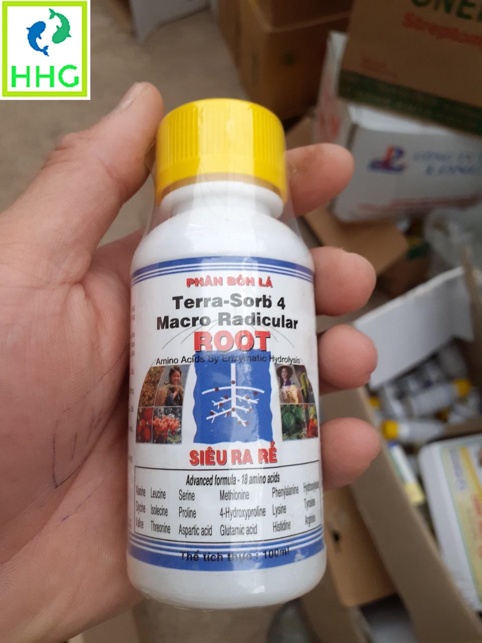 PHÂN BÓN LÁ CAO CẤP SIÊU RA RỄ TERRA -SORB 4 ROOT 100ML