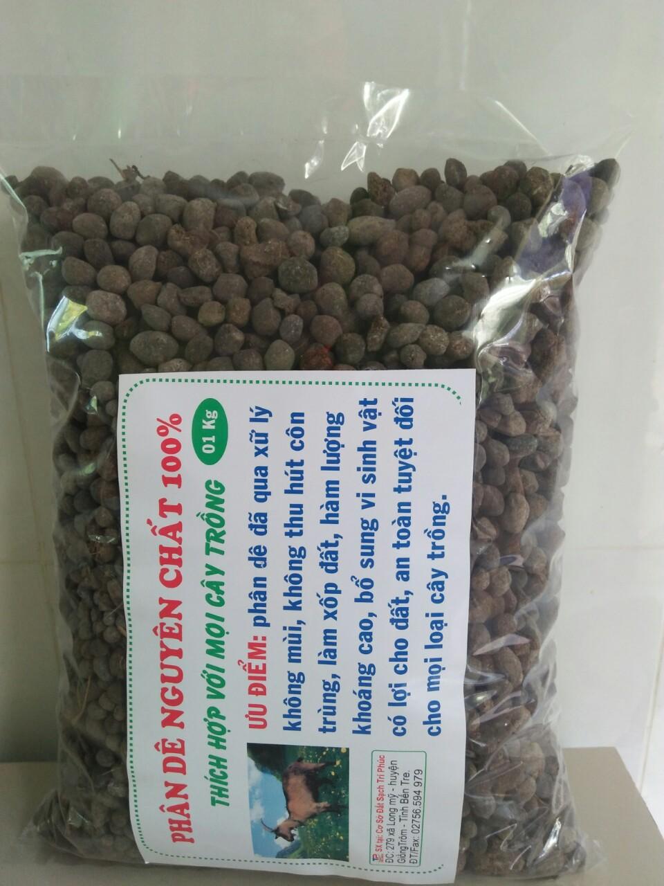 01 kg Phân dê đã qua xữ lý.
