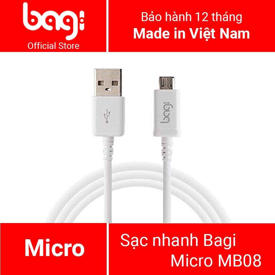 Dây Sạc Bagi Micro MB08 dài 0.8m
