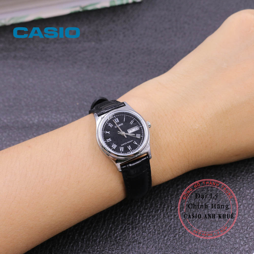 Đồng hồ đeo tay nữ Casio LTP-V006L-1BUDF dây da