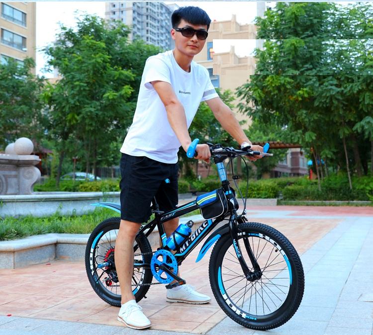 Mua xe đạp thể thao 20 inh cho bé trai học cấp 1 (6-12 tuổi) TẶNG KÈM GIỎ VÀ GÁCBAGA