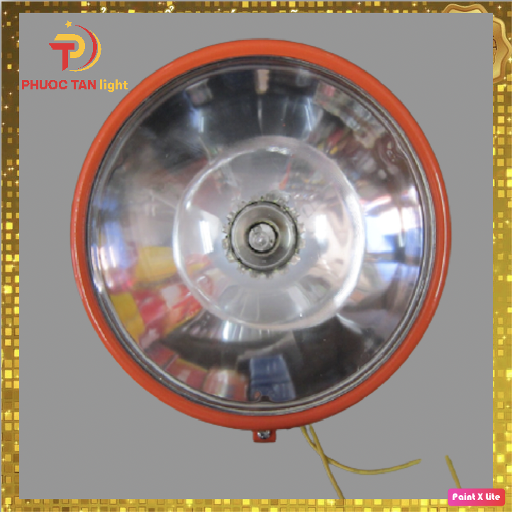 Đèn pha 24v 250w choá thuỷ kính mo , bóng gim