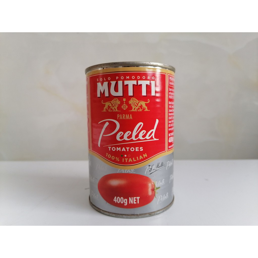Cà chua lột vỏ Mutti Peeled Tomatoes 400g