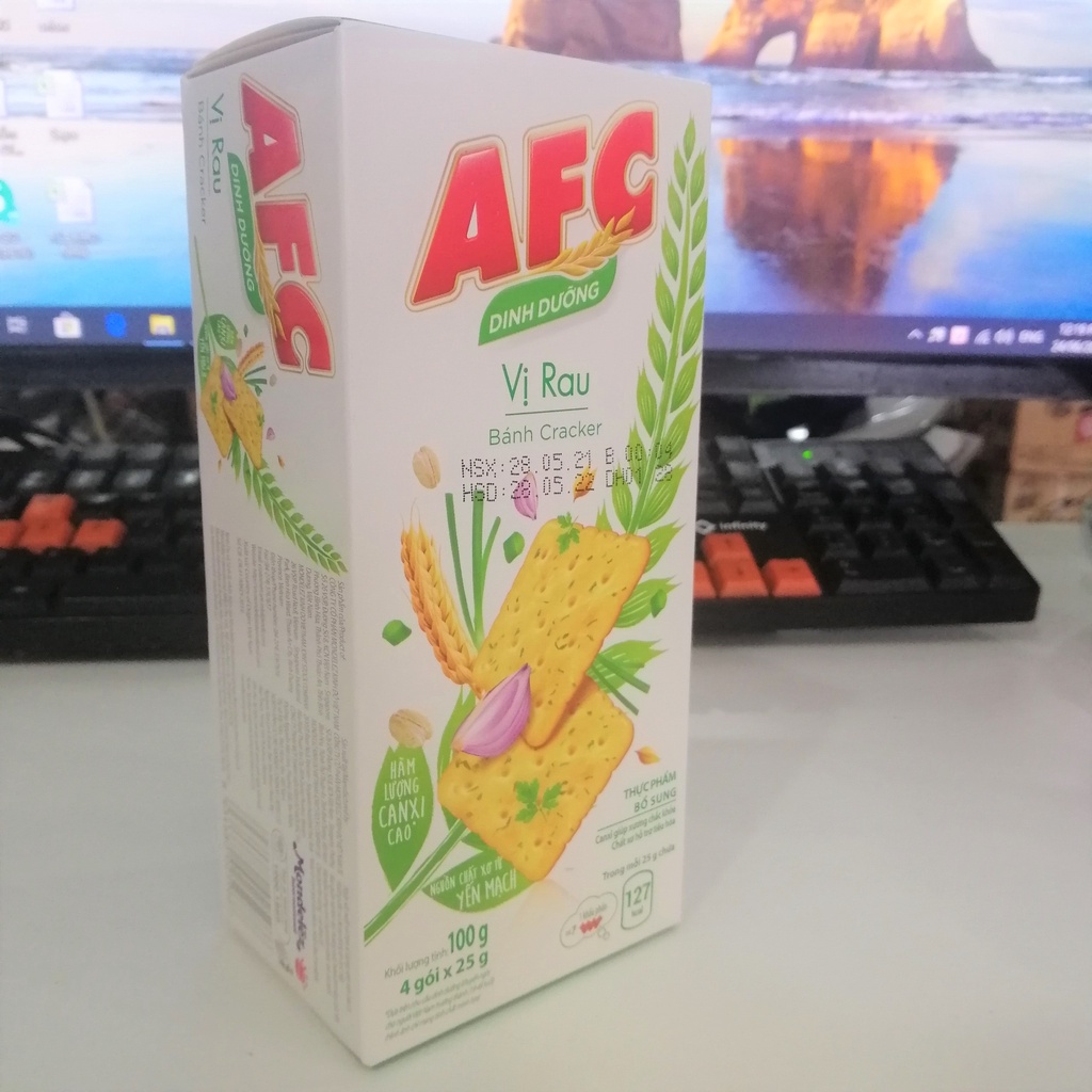 Afc Nutrition Vegetable Flavor Cracker (86g Box)