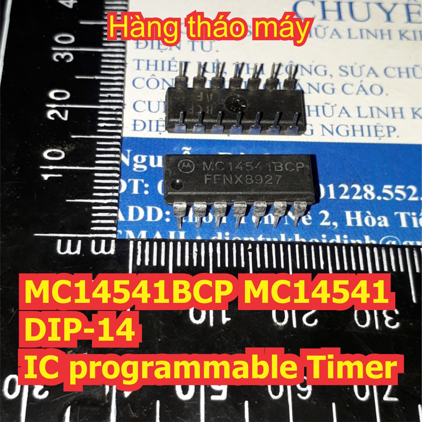 2 con mc14541bcp mc14541 14541 dip-14 chân cắm ic programmable timer tháo máy kde6867