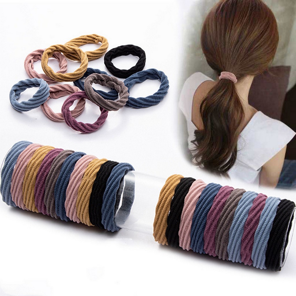Chun buộc tóc hình sóng chất đẹp T005  sovavi