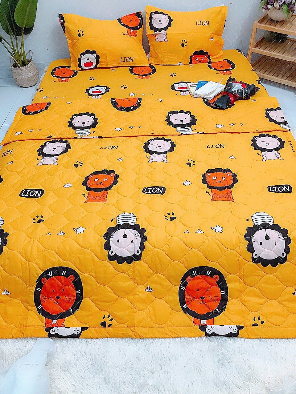 Set 5 Món Chăn Hè - Ga Gối Cotton REMATO
