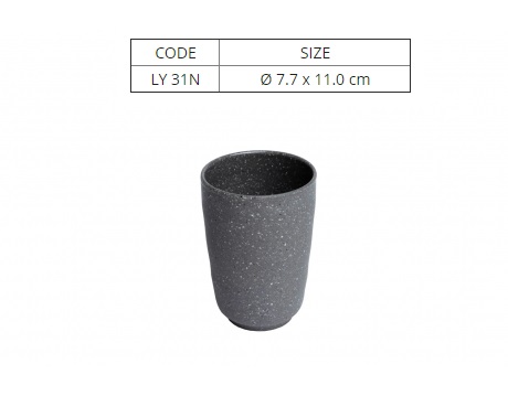 Ly Nhựa Melamine Nhám Xám Nhiều Size
