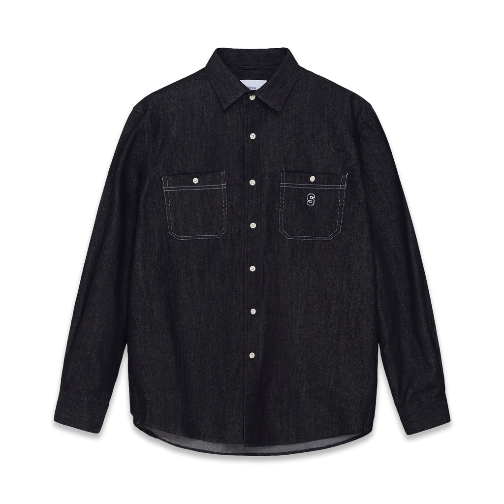 Áo sơ mi Silence Standard Premium Denim Logo S