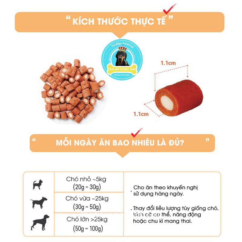 SNACK PHÔ MAI CUỘN THỊT GÀ CHEESE ROLL BOWWOW (TÚI ZIP 120GR)