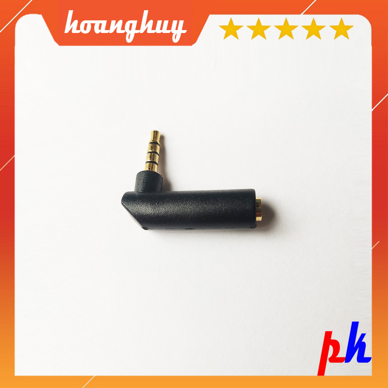 Jack khuỷu tay 90 độ 3.5, jack 90 độ 3.5 4 chấu jkt90n