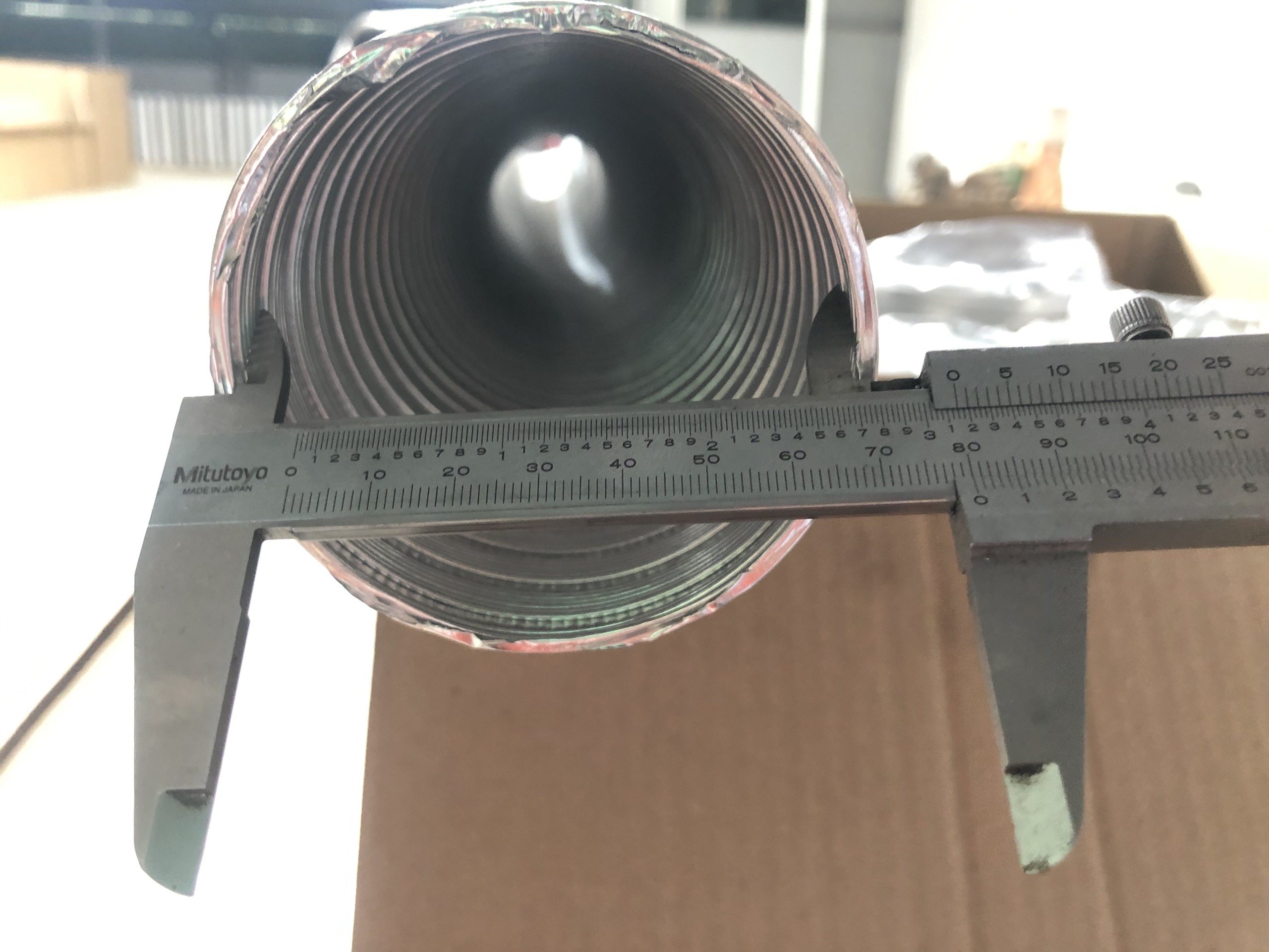 ỐNG NHÔM NHÚN ĐỊNH HÌNH - PHI 80 - Dài 1m