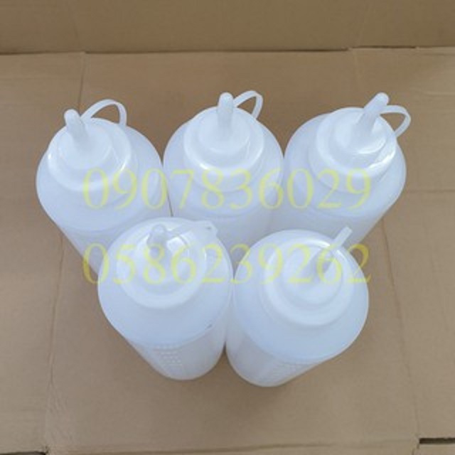 Bình nhựa đựng sốt 1000ml