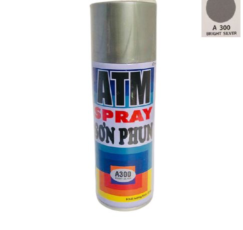 Sơn xịt ATM SPRAY 400ml các màu cơ bản - Dụng cụ vẽ Tâm Tâm