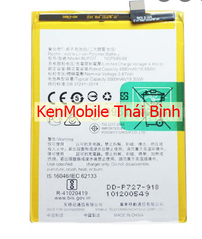 Pin oppo blp727 dùng cho a5 2020 / a9 2020 / realme c11 2021 / realme 3 pro