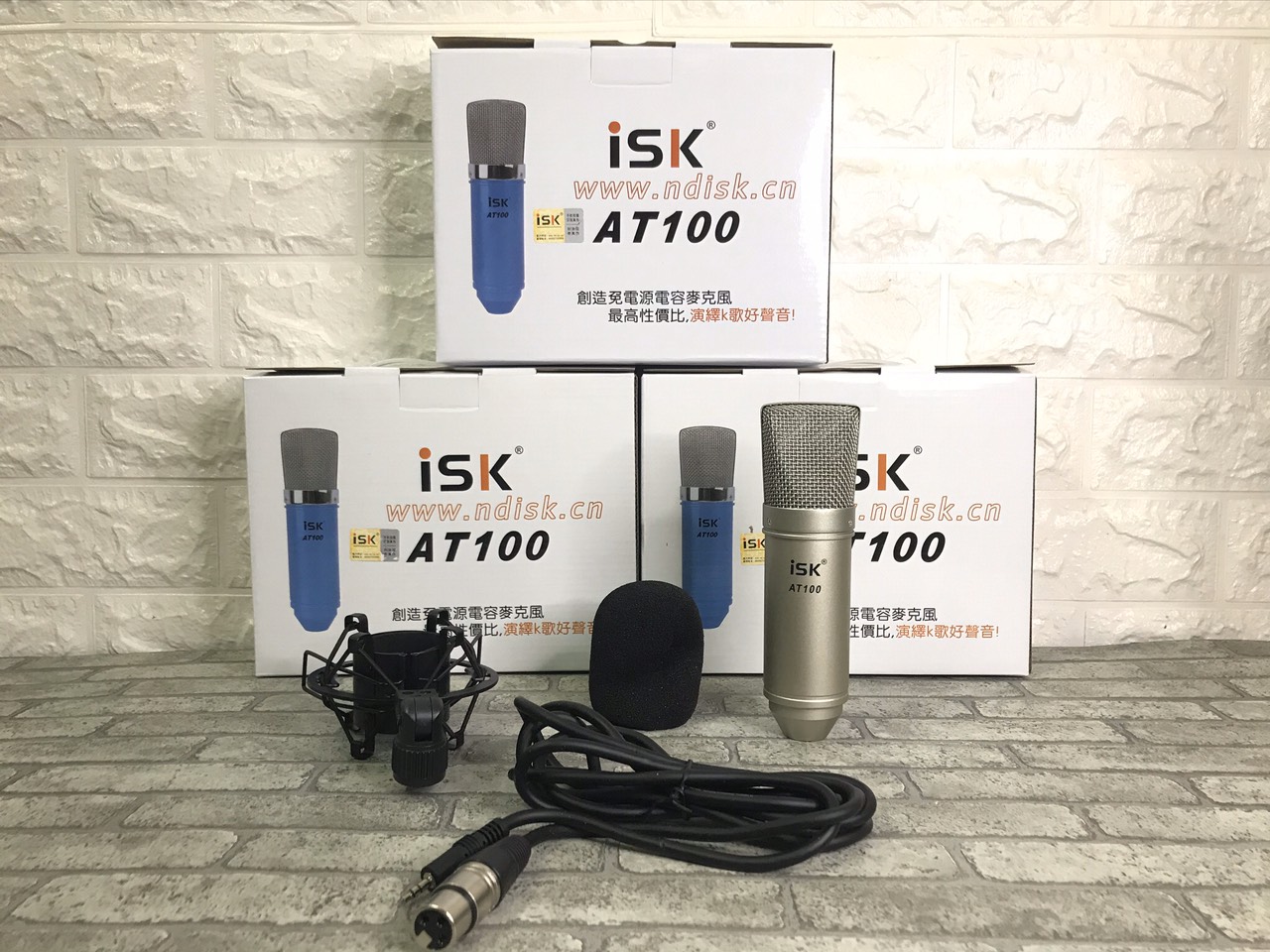 Micro Thu Âm cao cấp ISK AT100