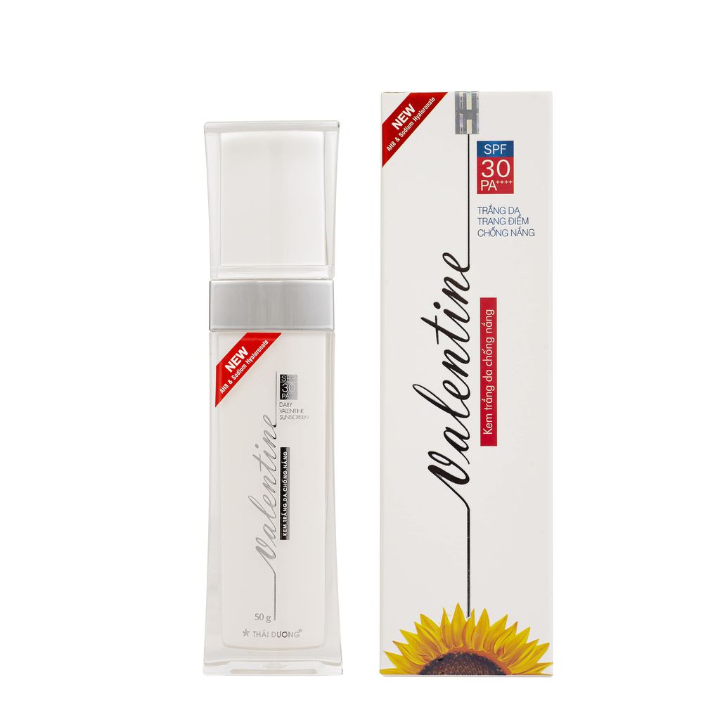 Kem trắng da chống nắng valentine spf 30