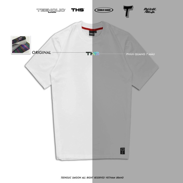 Áo Thun Nam Nữ TEEHOLIC Phản Quang Hologram 7 Màu Ths
