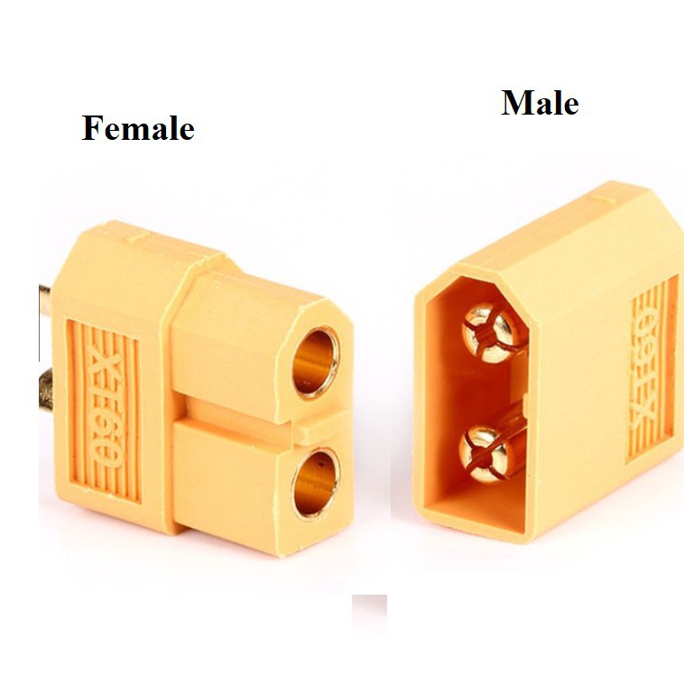 ( 5 CÁI ) Jack XT60 (Jack esc và jack Pin)
