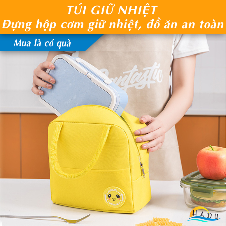 Túi Giữ Nhiệt Đựng Cơm Đồ Ăn Cao Cấp HADU