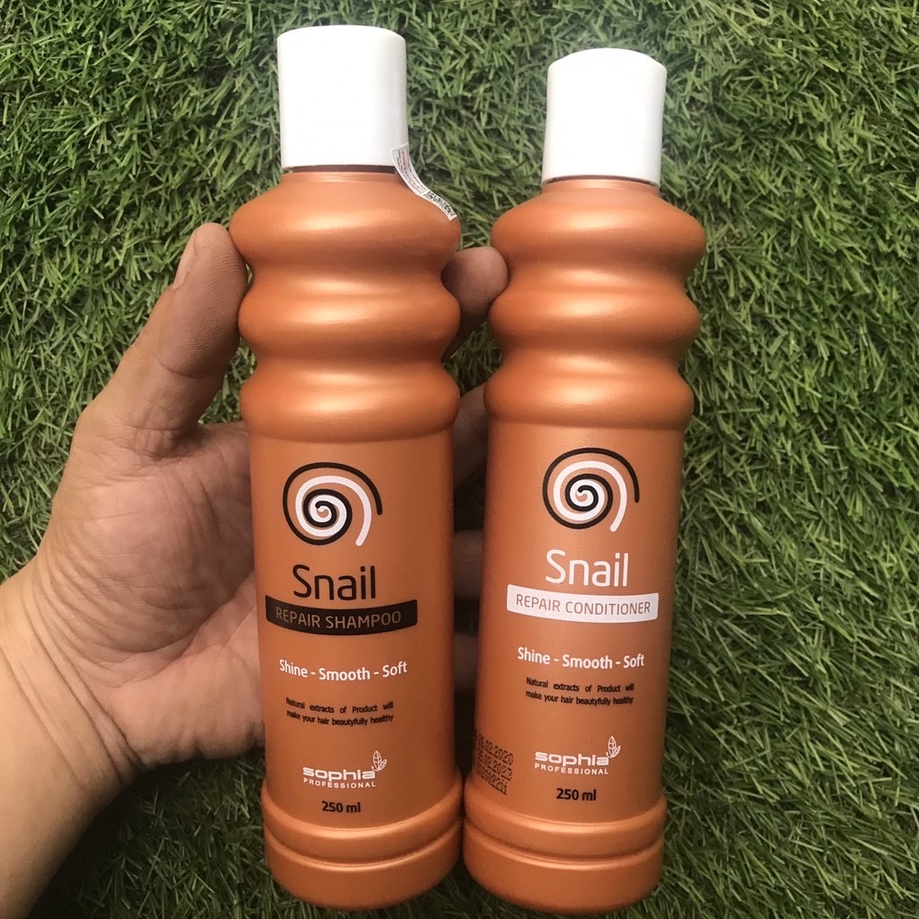 [HCM]Gội xả phục hồi tóc Snail Sophia Professional 250mlx2