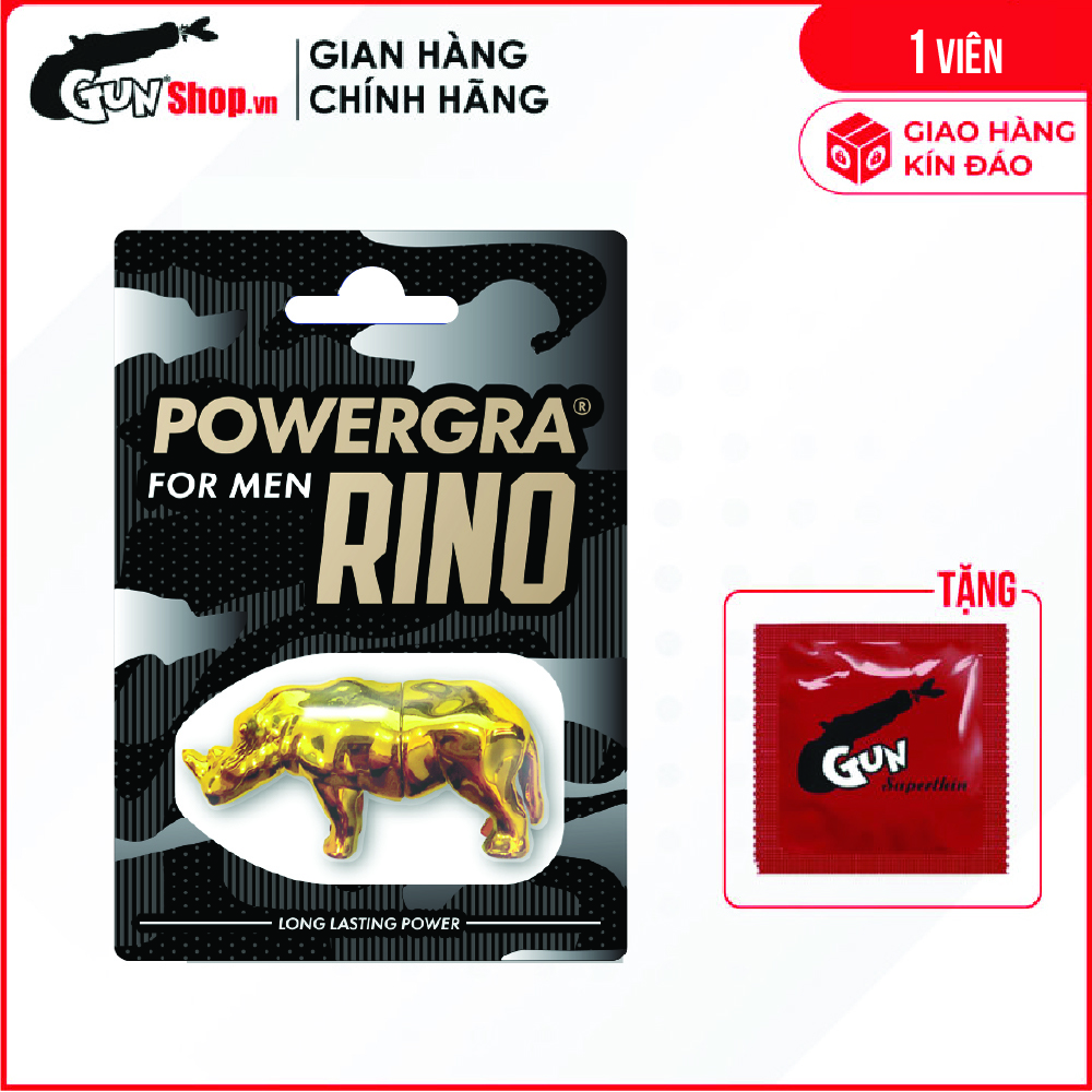 Viên uống phục hồi và tăng cường sinh lý nam giới Powergra For Men Rino