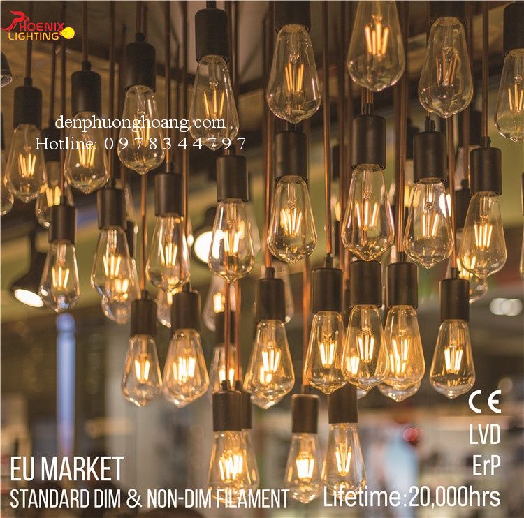Bóng Đèn Led Edison ST64 - Đèn Phượng Hoàng