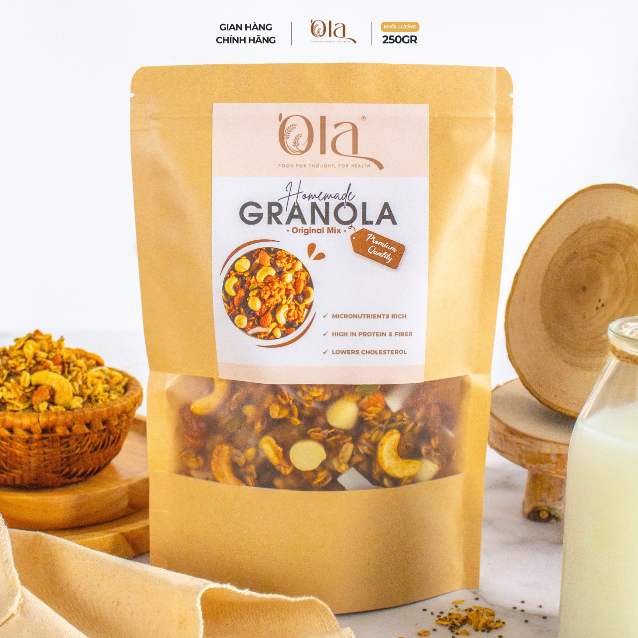 Granola Ngũ Cốc Cao Cấp vị Truyền Thống by Ola Granola