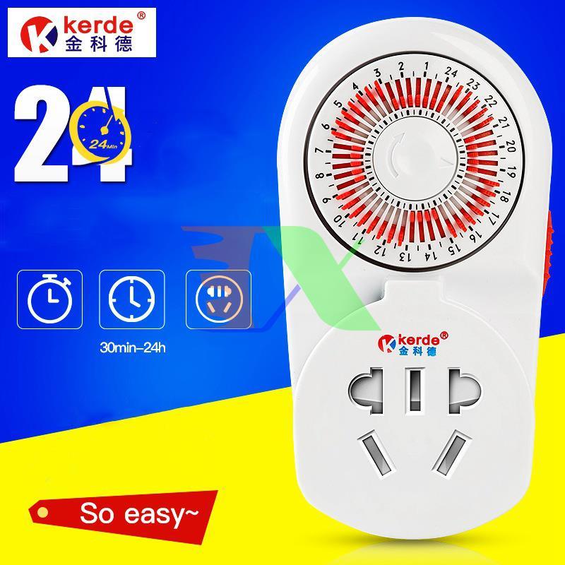Ổ power plug timer mechanical kerde tw-260, 30 minutes, switch automatic timer 30 minutes, socket mechanical, socket timer super durable