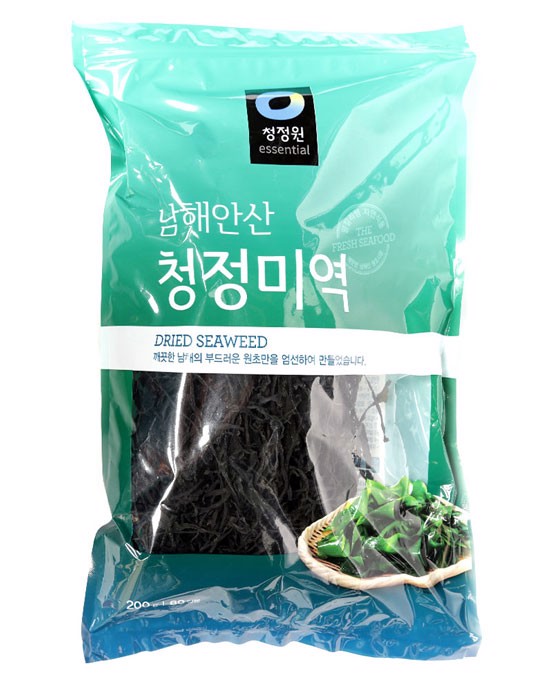 Daesang rong biển nấu canh chungjung gói 200g 대상) 청정미역