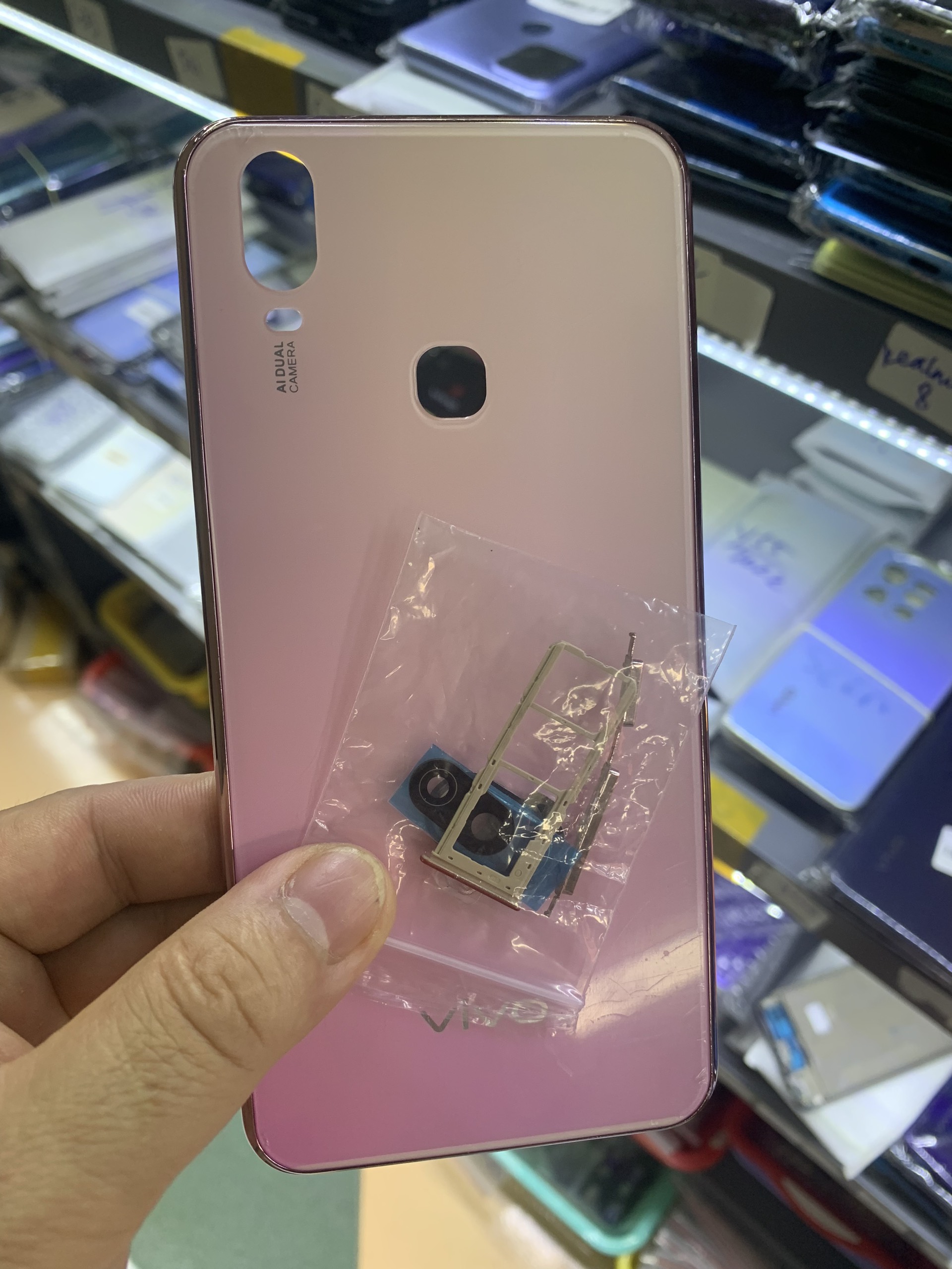 Nắp Lưng điện thoại Vivo Y11 ( miếng lưng, phím bấm, kính camera)