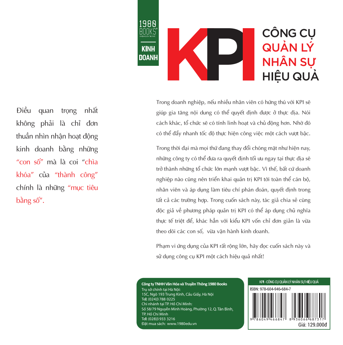 KPI - Công Cụ Quản Lý Nhân Sự Hiệu Quả
